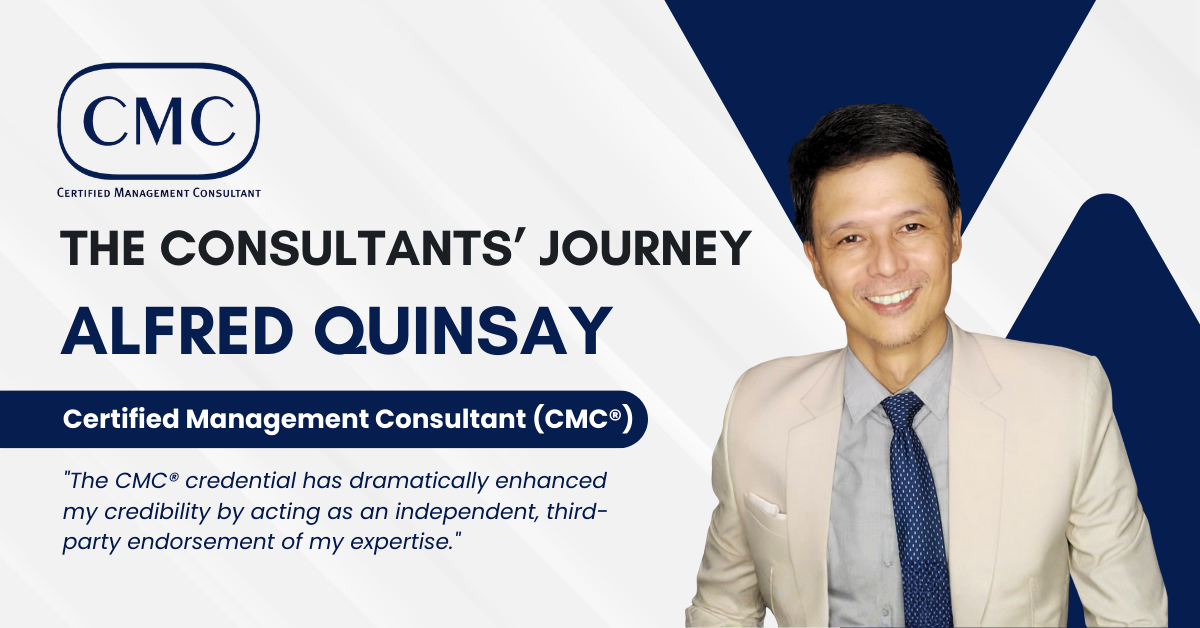 You are currently viewing The Consultants’ Journey: Alfred Quinsay, CMC®