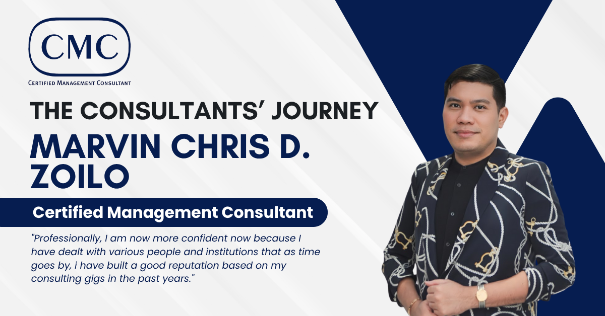 You are currently viewing The Consultants’ Journey:  Marvin Chris D. Zoilo, CMC