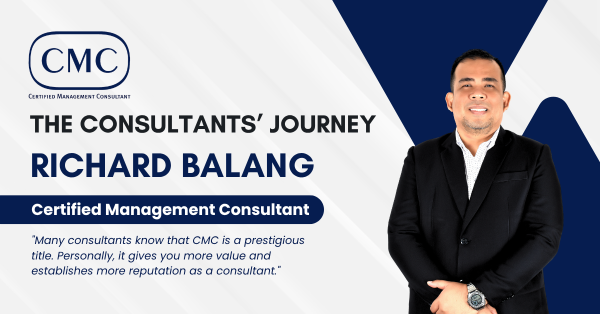 You are currently viewing The Consultants’ Journey:  Richard Balang, CMC