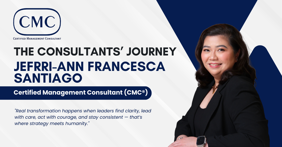 You are currently viewing The Consultants’ Journey: Jefrri-Ann Francesca Santiago, CMC®