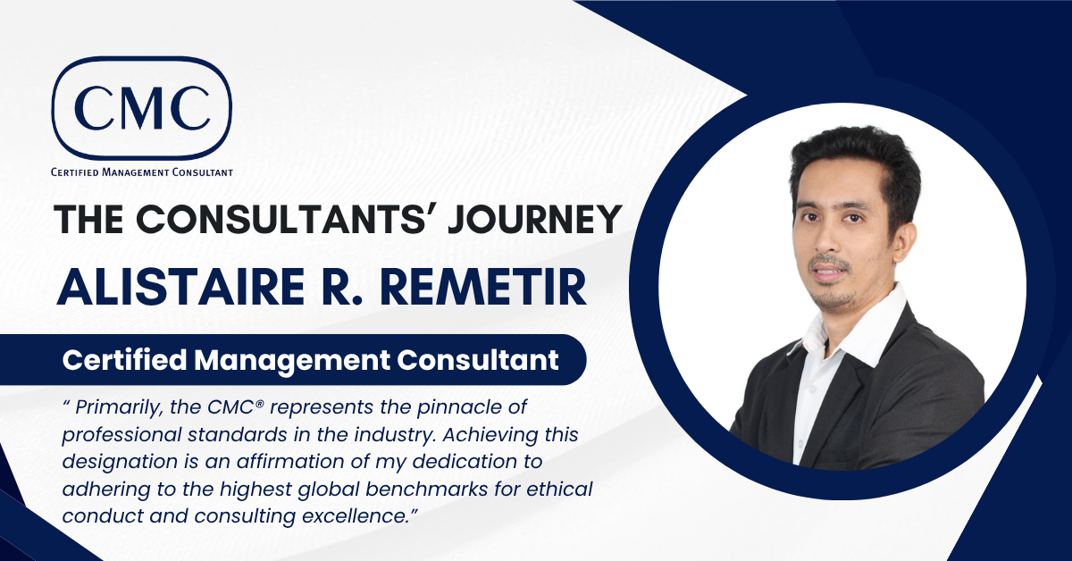 You are currently viewing The Consultants’ Journey:  Alistaire R. Remetir, CMC®